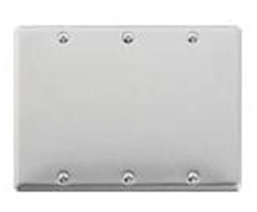 フルコート加工 新金属カバープレート 取付枠付 3連 5枚入 WN7593-05