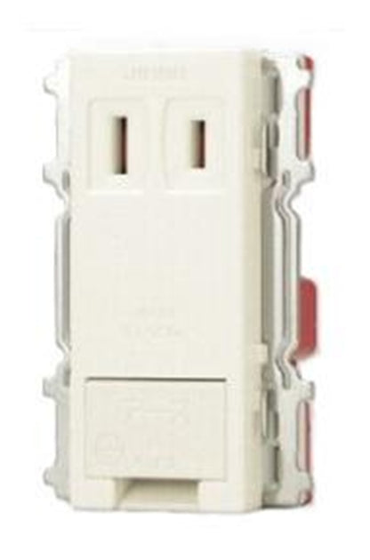 埋込アースターミナル付コンセント ピュアホワイト 10個入 JEC-BN-5EK-PW-10