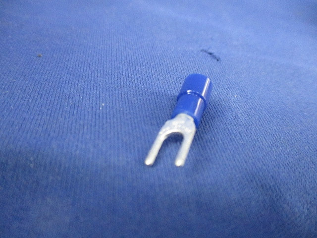 環境配慮形絶縁被覆付圧着端子 先開形(100個入)(青) TMEX1.25Y-3.5