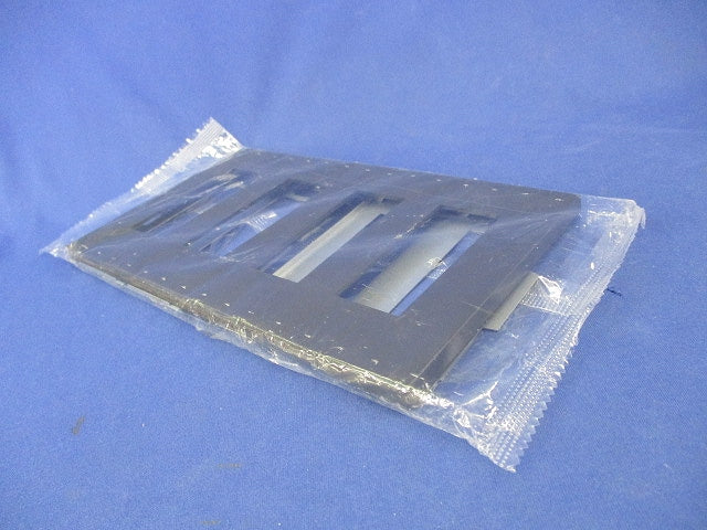 プレート 4連用12個口(ソフトブラック) NKP-3UF-4-SB