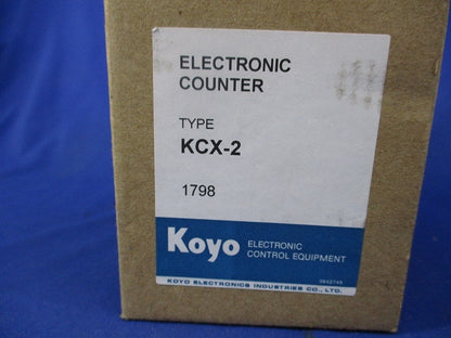 プリセット電子カウンタ KCX-2