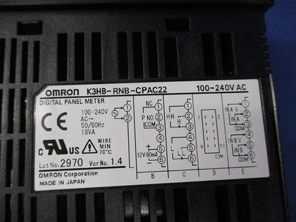 回転パルスメータ K3HB-RNB-CPAC22