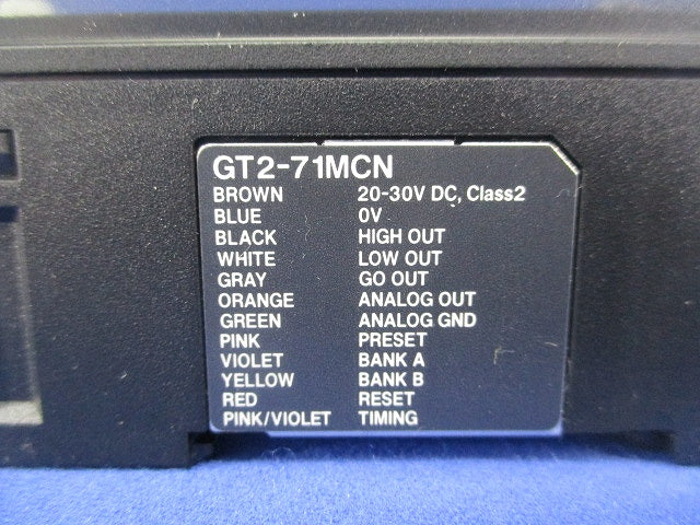 高精度接触式センサ アンプユニット GT2-71MCN