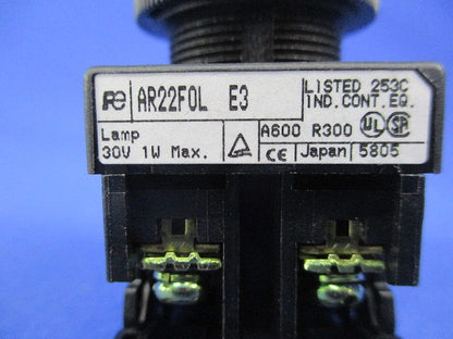 照光押しボタンスイッチ AR22E0L-10E3Y