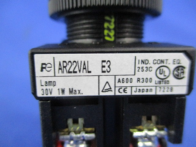 φ22照光押ボタンスイッチ AR22VAL-11E3R