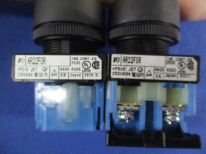 押しボタンスイッチセットφ22(混在2個入) AR22F0R他
