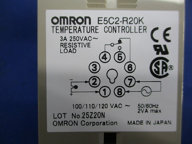電子温度調節器 E5C2-R20K