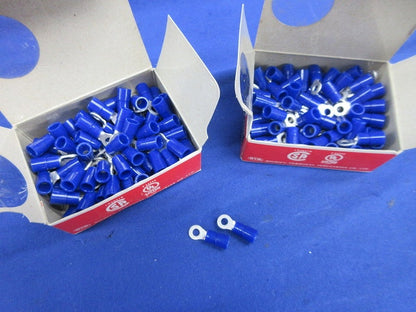 銅線用絶縁被覆付圧着端子(丸形 R形)(青)(150個以上入) TMEV2-3