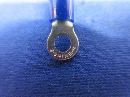 銅線用絶縁被覆付圧着端子(丸形 R形)(青)(150個以上入) TMEV2-3