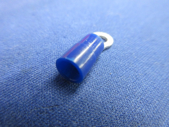 銅線用絶縁被覆付圧着端子(丸形 R形)(青)(150個以上入) TMEV2-3