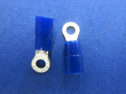 銅線用絶縁被覆付圧着端子(丸形 R形)(青)(150個以上入) TMEV2-3