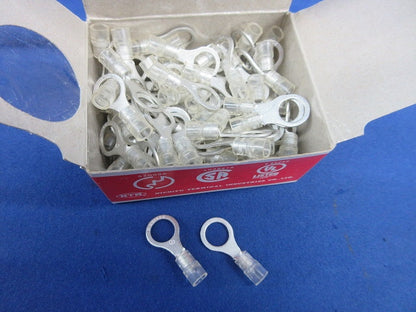 銅線用絶縁被覆付圧着端子(80個以上入)(丸形・R形)(透明) TMEV2-8