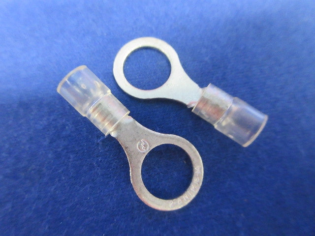 銅線用絶縁被覆付圧着端子(80個以上入)(丸形・R形)(透明) TMEV2-8