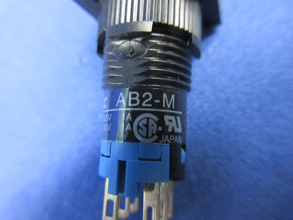 押ボタンスイッチ(長角形・モメンタリ)5個入 AB2H-M2Y