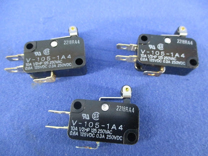 小形基本スイッチ(3個入) V-105-1A4