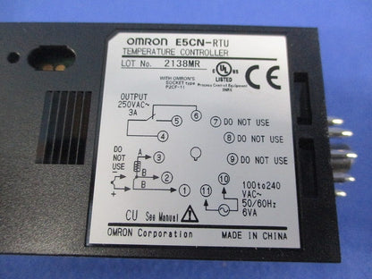 温度調節器 E5CN-RTU