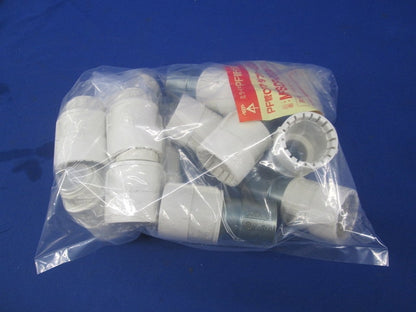 PF管付属品セット(混在14個入)(ミルキーホワイト) MFSCP-22GM他