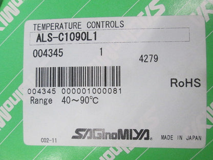汎用形温度スイッチ ALS-C1090L1