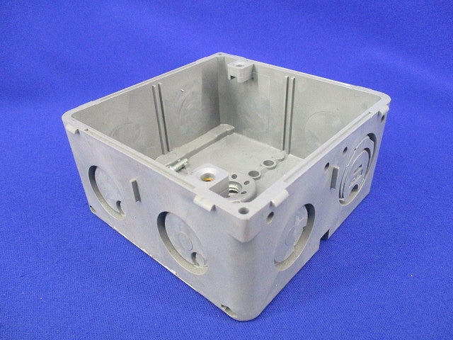 埋込四角アウトレットボックス(4個入)(グレー)(汚れ有) CDO-4B