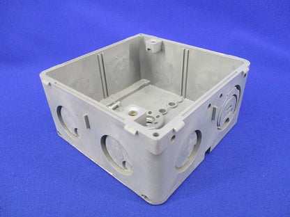 埋込四角アウトレットボックス(4個入)(グレー)(汚れ有) CDO-4B