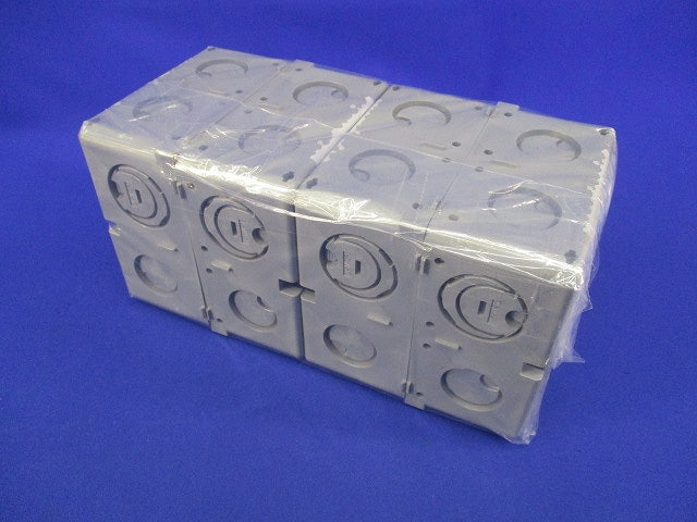 埋込四角アウトレットボックス(4個入)(グレー)(汚れ有) CDO-4B