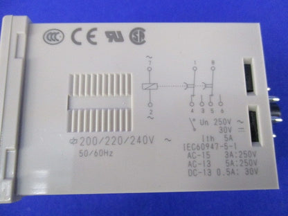 ソリッドステート･タイマ 200/220/240VAC H3CR-H8L