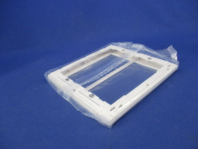 スイッチプレート2連用(11枚入)(ホワイト) WT8102W