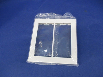 スイッチプレート2連用(11枚入)(ホワイト) WT8102W