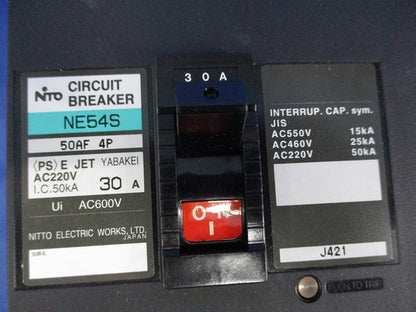 サーキットブレーカー4P30A(ジャンク品) NE54S