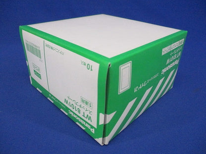 コスモシリーズワイド21 スイッチプレートスクエア1連用 ホワイト 10個入 WT8101W-10