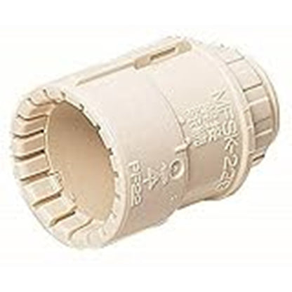 コネクタ Gタイプ PF管22用 ミルキーホワイト 10個入 MFSK-22GM-10