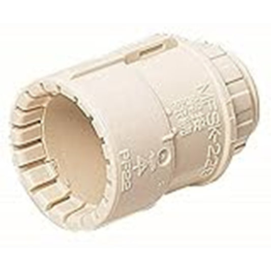 コネクタ Gタイプ PF管22用 ミルキーホワイト 10個入 MFSK-22GM-10