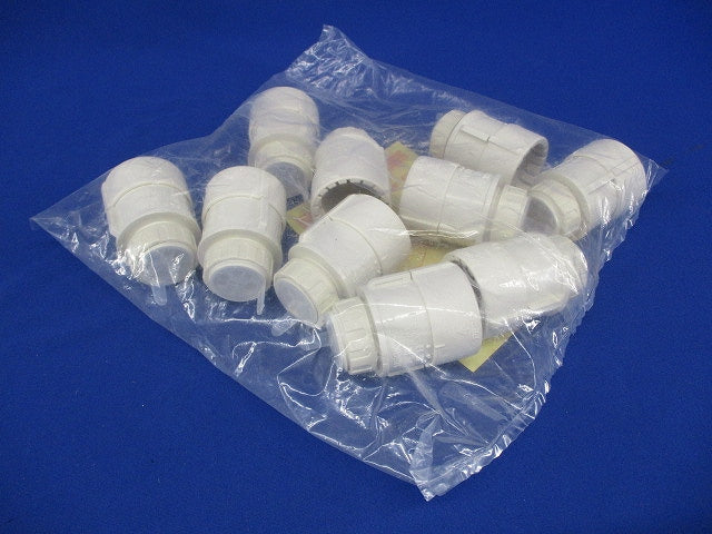 コネクタ Gタイプ PF管22用 ミルキーホワイト 10個入 MFSK-22GM-10