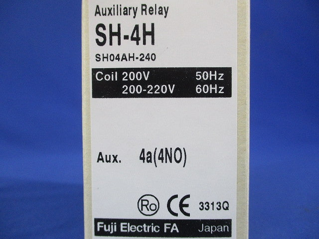 単接点形補助継電器 200V SH-4H
