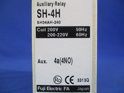 単接点形補助継電器 200V SH-4H