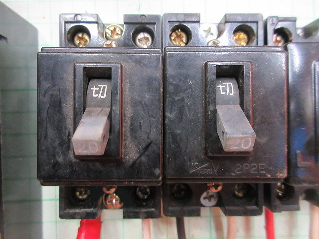 仮設用分電盤(ジャンク品) 型番混在