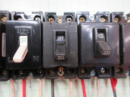 仮設用分電盤(ジャンク品) 型番混在