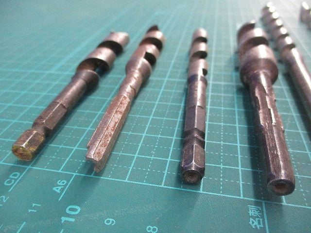ドリルビットセット(混在7本入)(ジャンク品) 型番不明