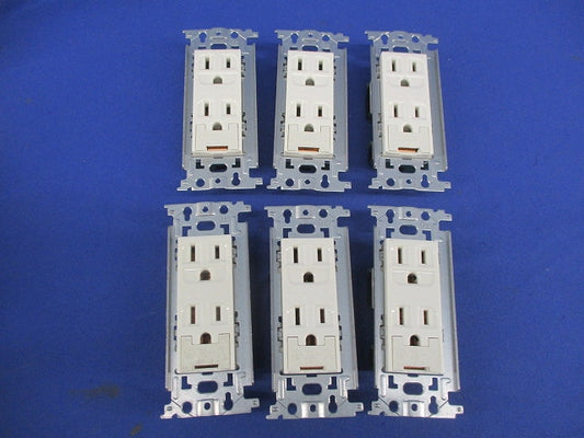 埋込アースターミナル付接地ダブルコンセント(6個入) WN11329