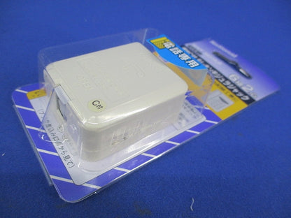 露出C付テレホンモジュラジャック6極2心(8個入)National WNT3823KP