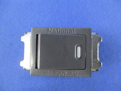 フルカラー埋込スイッチB(片切)(6個入)(グレー)National WN5001