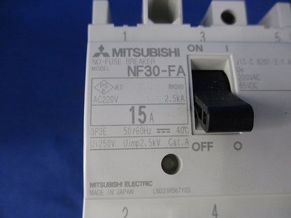 ノーヒューズブレーカ3P3E15A NF30-FA