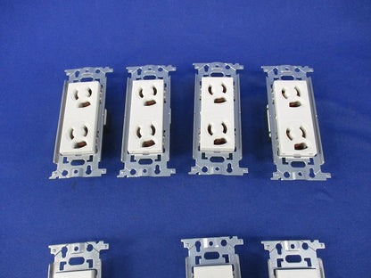 埋込ダブルコンセントセット(混在7個入) WN1162他