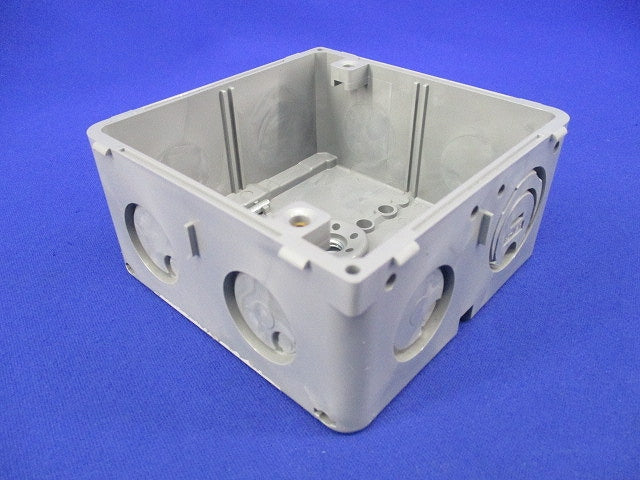 埋込四角アウトレットボックス(4個入)(グレー) CDO-4B