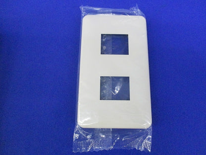 モダンプレート2コ用(8枚入)(ミルキーホワイト) WN6002