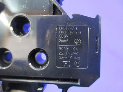 2段形ターミナルブロック(25個入) BND15WPN25
