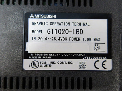 表示器 GT1020-LBD