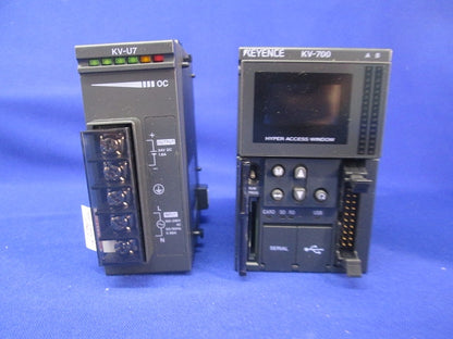 プログラマブルコントローラセット(混在2個入) KV-700+KV-U7