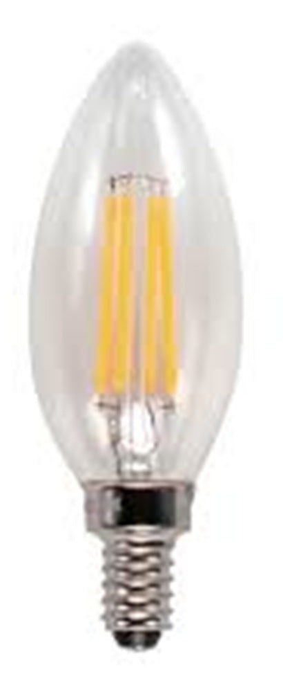 LEDフィラメント電球 2700K 電球色 E17口金 調光器対応 HDFC0417AD