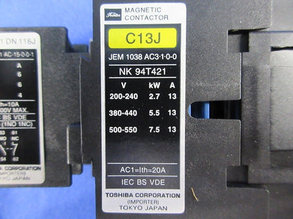 電磁接触器 C13J